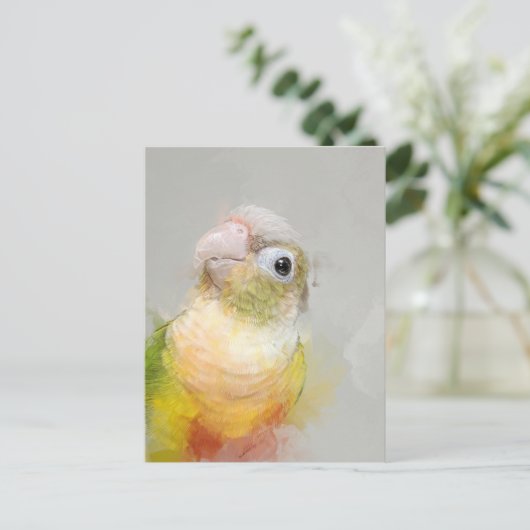 Conure portret 012 briefkaart (Staand voorkant)