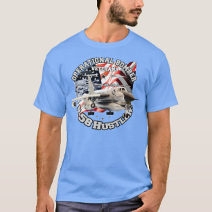 Convair B58 Hustler eerste operationele bommenwerp T-shirt