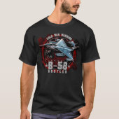 Convair B58 Hustler Fighterjet Vliegtuig T-shirt (Voorkant)