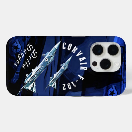 Convair F102 USAF fighterjet telefoonhoes Case-Mate iPhone Case (Achterkant (horizontaal))