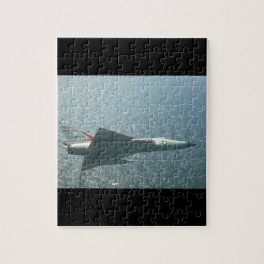Convair F-106A Delta Dart_Militaire Vliegtuig Legpuzzel (Verticaal)