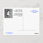 Convair XFY-1 Pogo VTOL Vliegtuig Briefkaart (Achterkant)