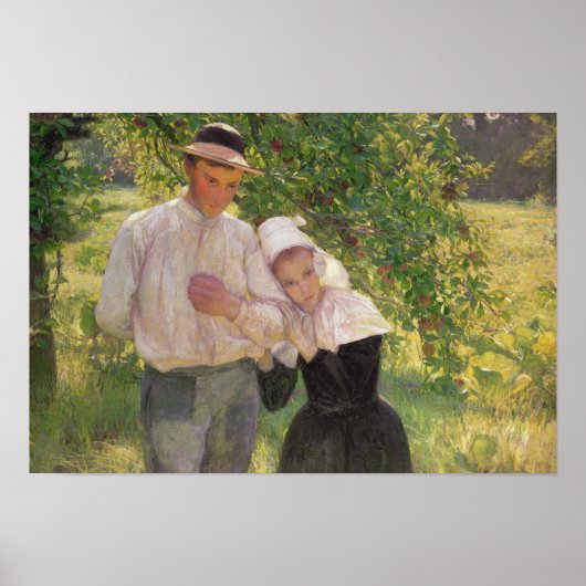 Convalescent, 1896 poster (Voorkant)