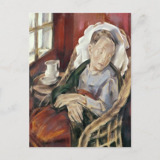 Convalescent, 1930 briefkaart (Voorkant)