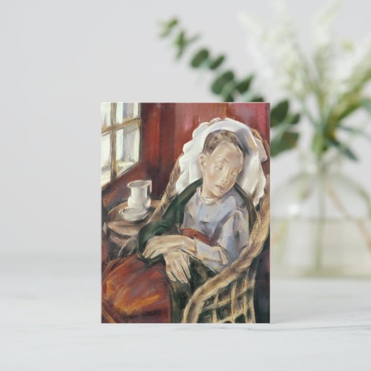 Convalescent, 1930 briefkaart (Staand voorkant)