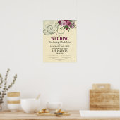 "Convenant of Love" LifePartners WeddingCertificat Poster (Keuken)