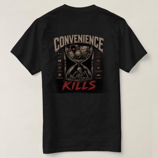 Convenience Kills v2 T-shirt (Design achterkant)