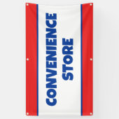 Convenience Store-banner Spandoek (Verticaal)