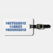 Conveniënte gevolgen bagagelabel (Voorkant horizontaal)