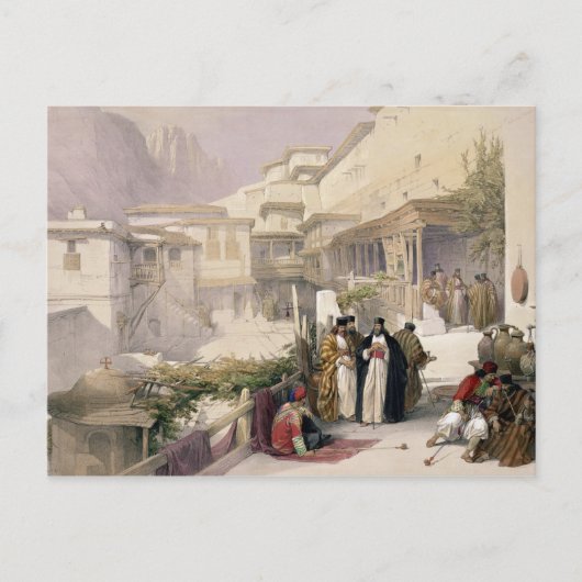 Convent of St. Catherine, Mount Sinai, 17 februari Briefkaart (Voorkant)