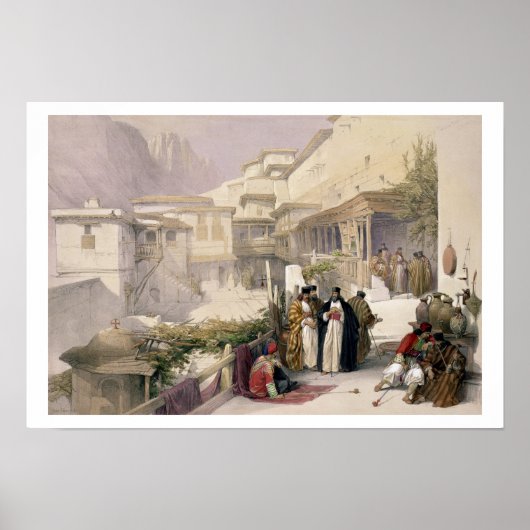Convent of St. Catherine, Mount Sinai, 17 februari Poster (Voorkant)