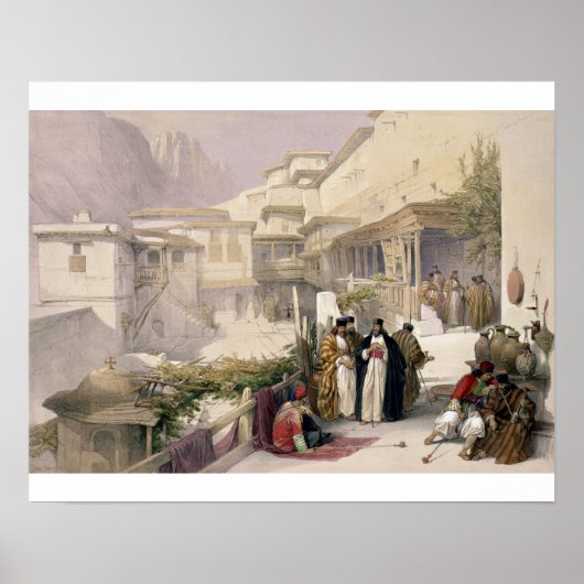 Convent of St. Catherine, Mount Sinai, 17 februari Poster (Voorkant)