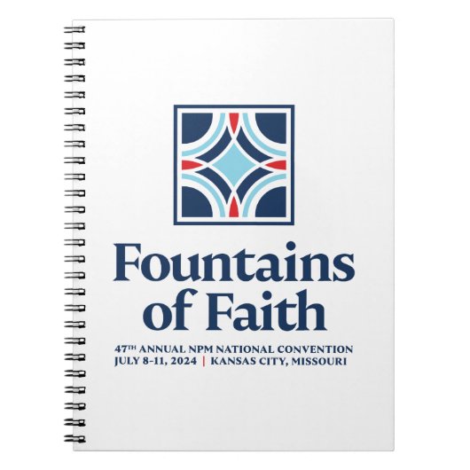 Conventie 2024 Spiraalvormig notitieboek (Voorkant)