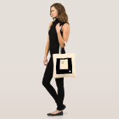 Conventietas zwart tote bag (Voorkant (model))