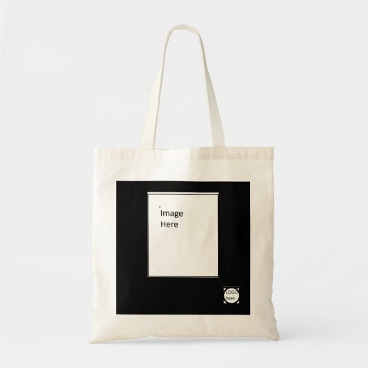 Conventietas zwart tote bag (Voorkant)