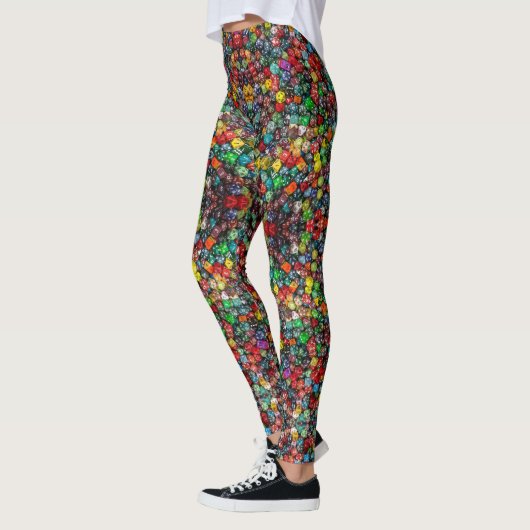 Convention Gaming Dice Comfortabele aangepaste Leg Leggings (Links)