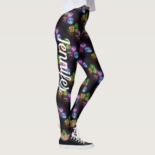 Convention Gaming Dice Comfortabele aangepaste naa Leggings (Rechts)