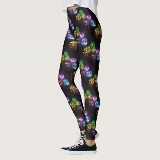 Convention Gaming Dice Comfortabele aangepaste naa Leggings (Links)