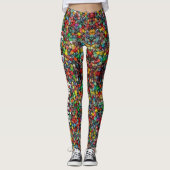 Convention Gaming Dice Comfortable "play to win" Leggings (Voorkant)