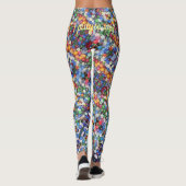 Convention Gaming Dice Comfortable "play to win" Leggings (Achterkant)