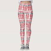 Convention Gaming Naam Nerd Sassy Broek Leggings (Voorkant)