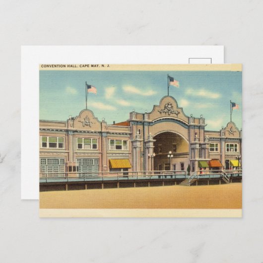 Convention Hall, Cape May, New Jersey Briefkaart (Voorkant / Achterkant)