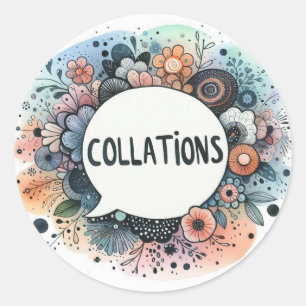 Conventionele ronde stickers