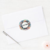 Conventionele ronde stickers (Envelop)