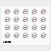 Conventionele ronde stickers (Jambon) (Vel)