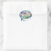 Conventionele ronde stickers (Legumes) (Tas)