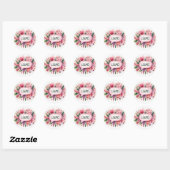 Conventionele ronde stickers (Legumes) (Vel)