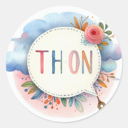 Conventionele ronde stickers (tonijn) (Voorkant)