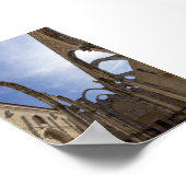 Convento do Carmo in Lisbon Poster (Hoek)