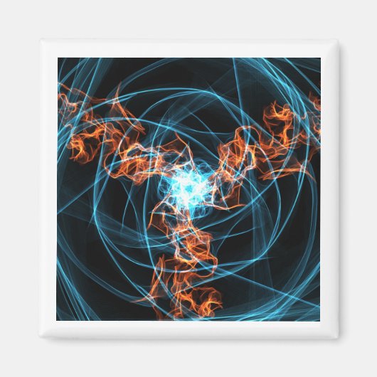 Converge digitale kunstmagneet van Joe Mastrofilip Magneet (Voorkant)