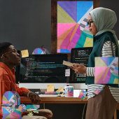 "Converge" Feestdagen Kaart