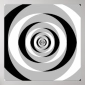 Converged Logarithmic Spirals Var 1 Poster (Voorkant)