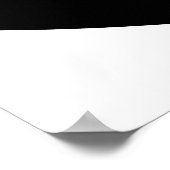 Converged Opposing Logarithmic Spirals var 2 Poster (Hoek)