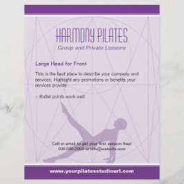 Convergent Lines Paarse Pilates Flyer