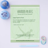 Convergent Lines Pilates Flyer (Enkel)