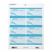 Convergent Lines Pilates Verzendlabel (Full Sheet)