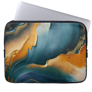 Convergentie – Abstracte Velden Van Beweging En Go Laptop Sleeve