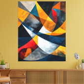Convergerende bogen van stil momentum canvas afdruk (Insitu (Woonkamer))