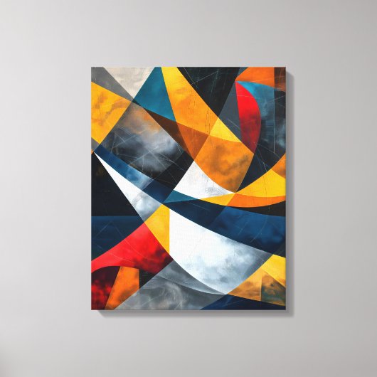 Convergerende bogen van stil momentum canvas afdruk (Voorkant)