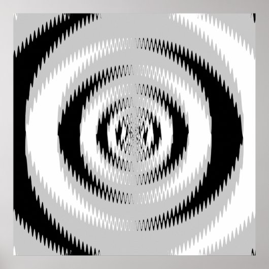 Convergerende logaritmische spiralen dist var 4 poster (Voorkant)