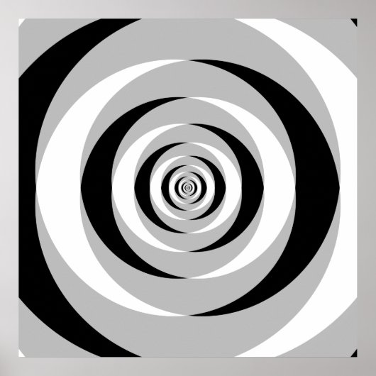 Convergerende logaritmische spiralen var 1 poster (Voorkant)