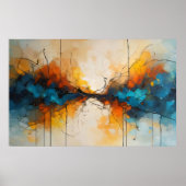 Convergerende Stromen Poster (Voorkant)