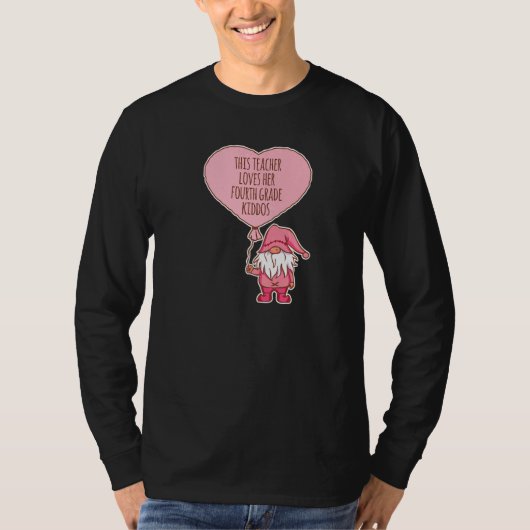 Conversatie Hart Leraar Liefde Haar 4e Klas Vale T-shirt (Voorkant)