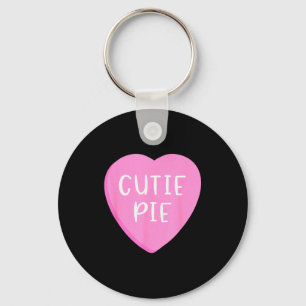 Conversatie Snoep Hart Cutie Pie Valentijnsdag Sleutelhanger