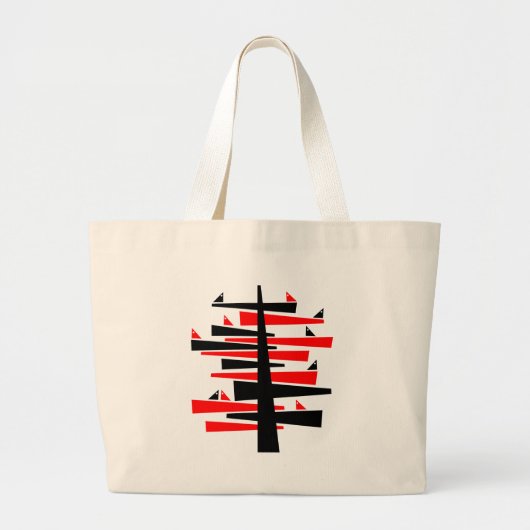 Conversatiestructuur Grote Tote Bag (Voorkant)