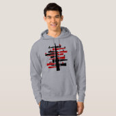 Conversatiestructuur Hoodie (Voorkant volledig)